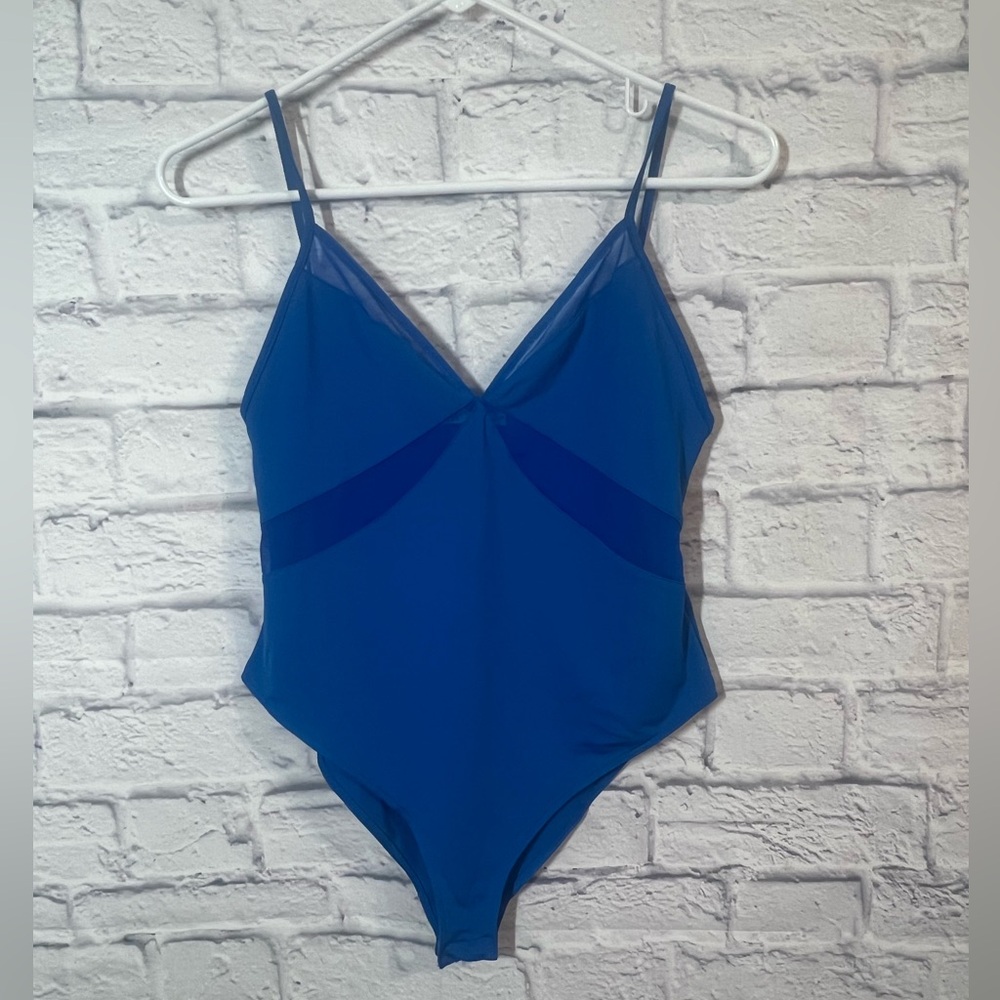 Zara Blue Bodysuit, sz Large